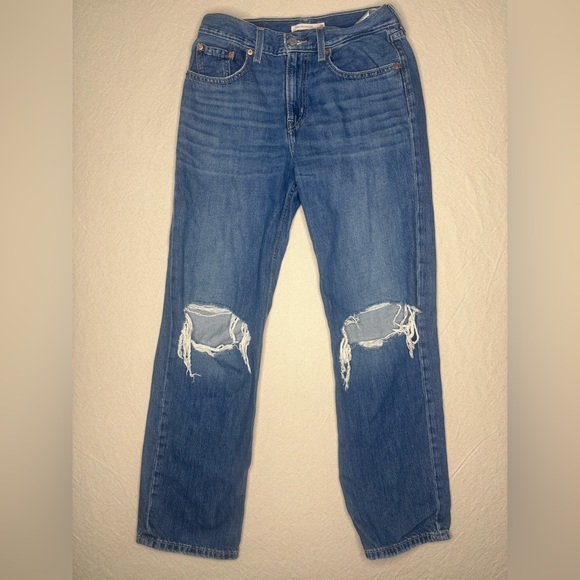 Women’s size 28 low pro straight jeans - Picture 1 of 7